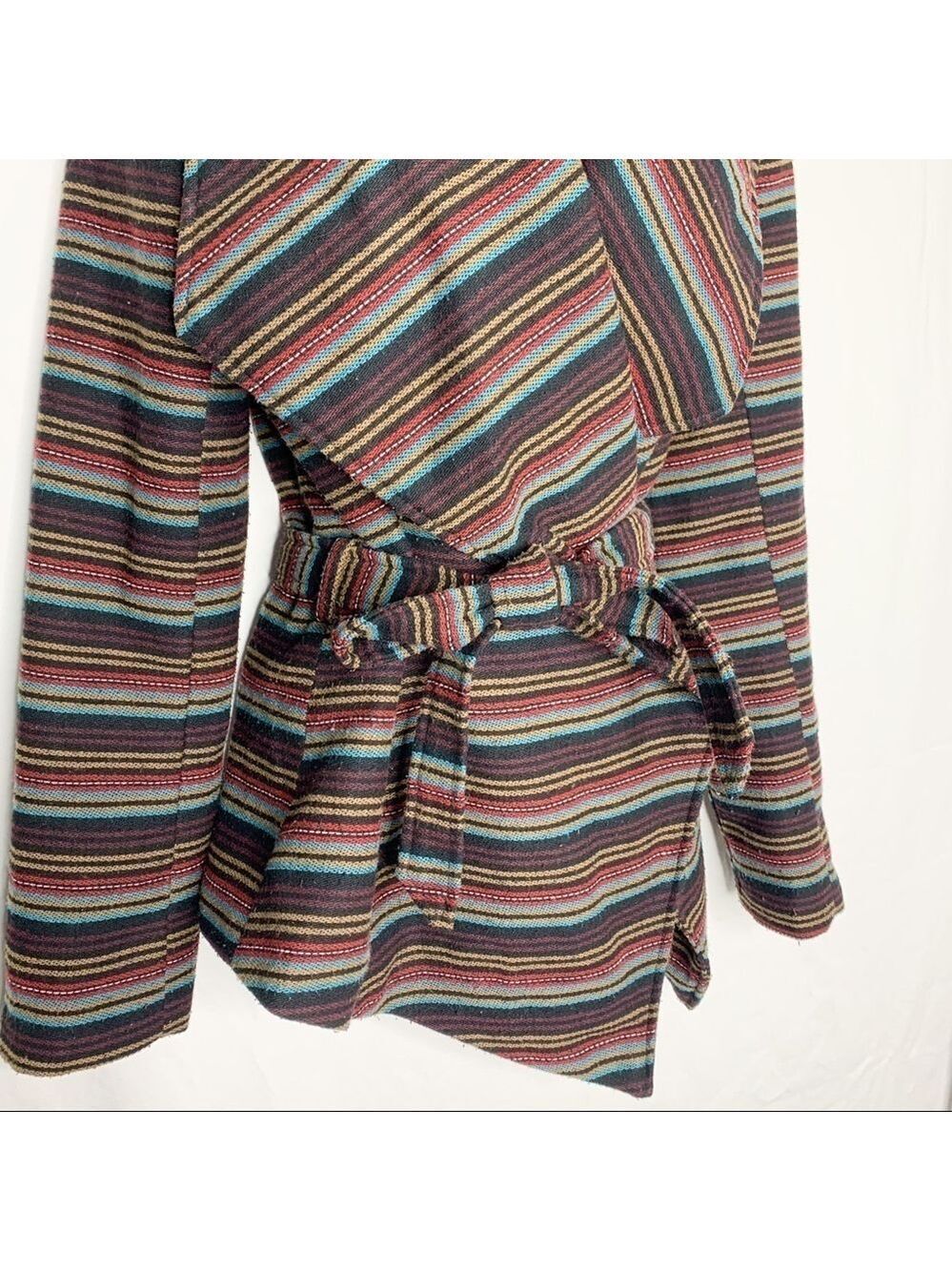 ANTHROPOLOGY JACK Wool Blend Belted Wrap Jacket - Picture 7 of 16
